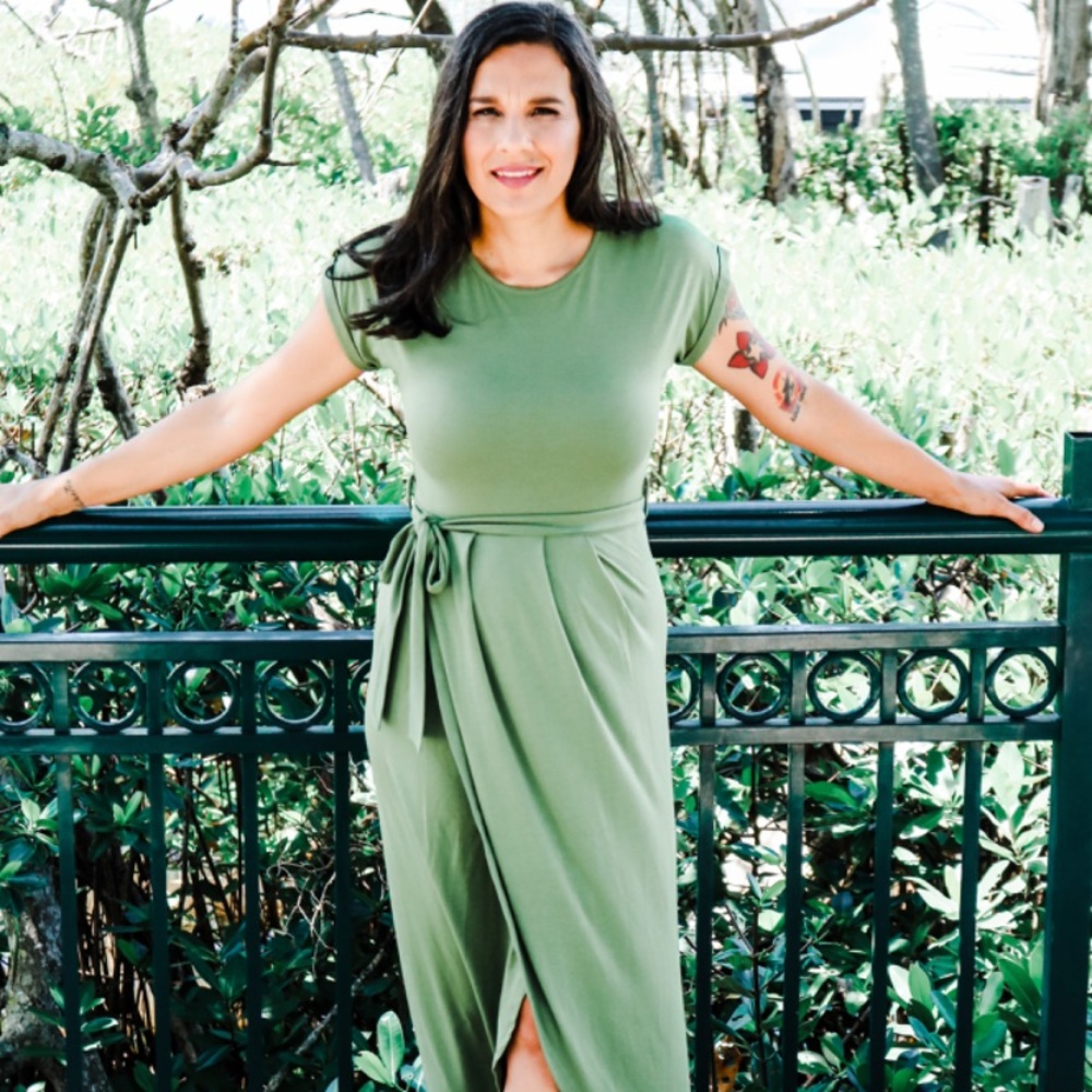 Faux Wrap Dress